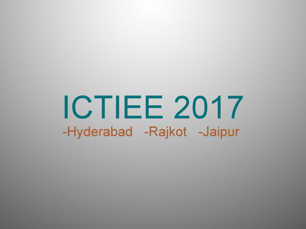 Ictiee 2017 Edutech India