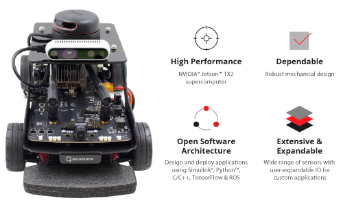 QCAR: Sensor-rich autonomous vehicle